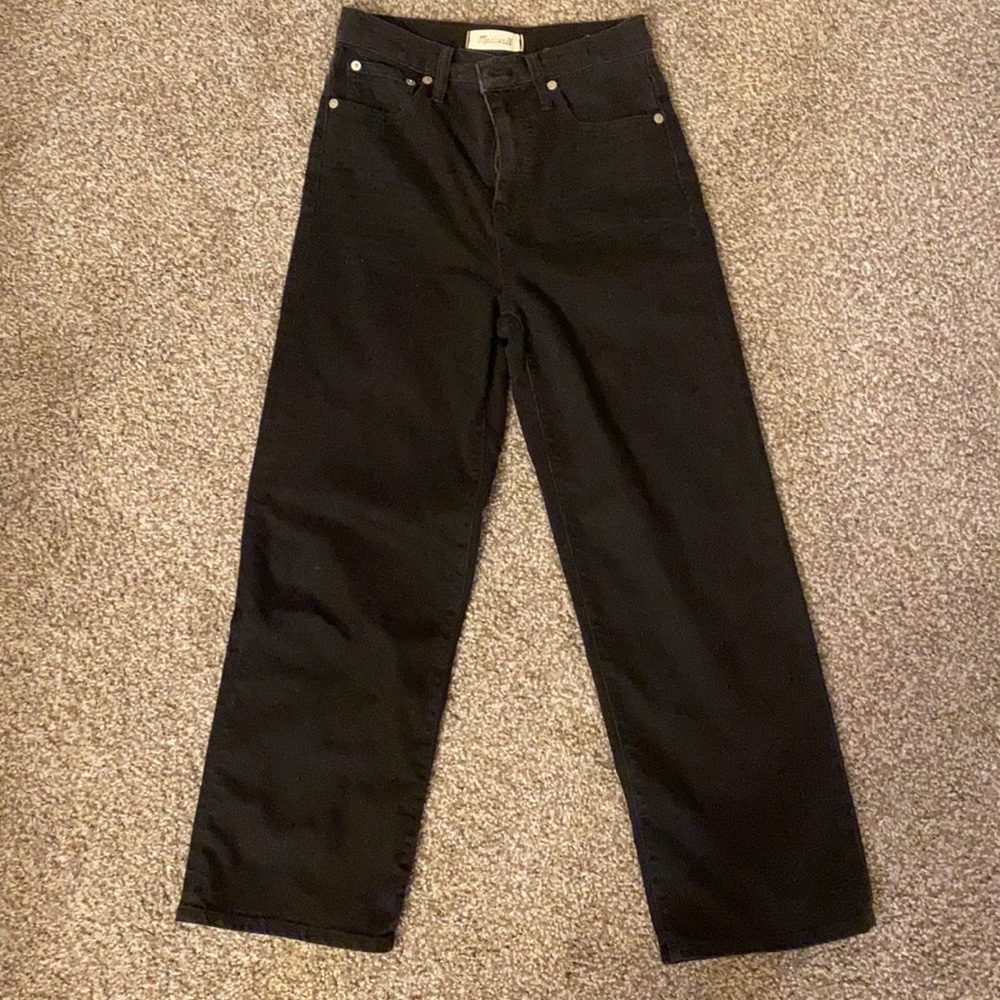 Madewell Slim Wide-leg crop jeans